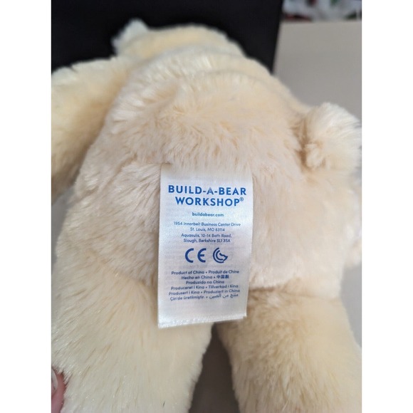 Cream/ Tan/Beige Build-A-Bear Bear Plush 2018 - Picture 2 of 3
